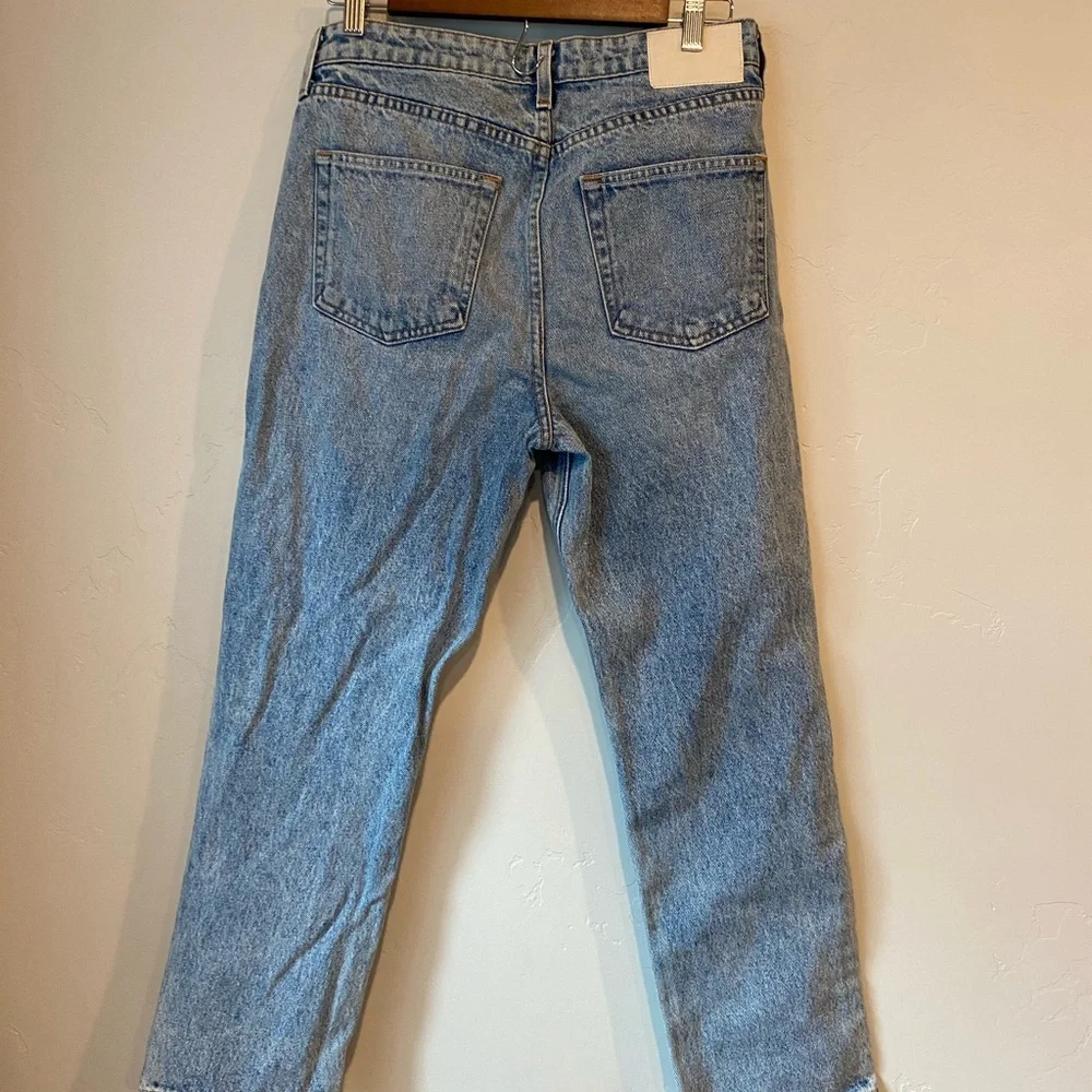 GRLFRND The Karolina High Rise Straight Crop Jeans Size 28 - Picture 6 of 6